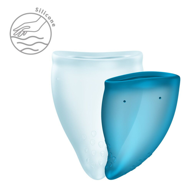 Набір менструальних чаш Fun Factory FUN CUP EXPLORE KIT, 2 шт, Multicolored Turquoise,20 та 30мл