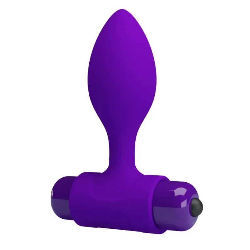 Анальная пробка с вибрацией Pretty Love Vibra Violet