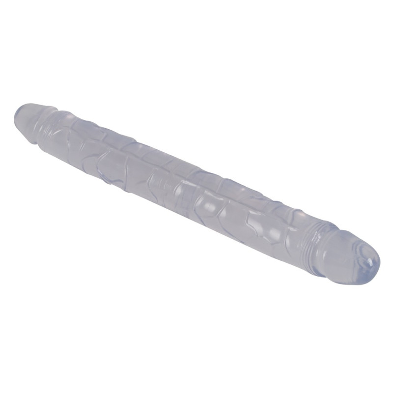 Двосторонній фалоімітатор - Crystal Clear Double Dildo