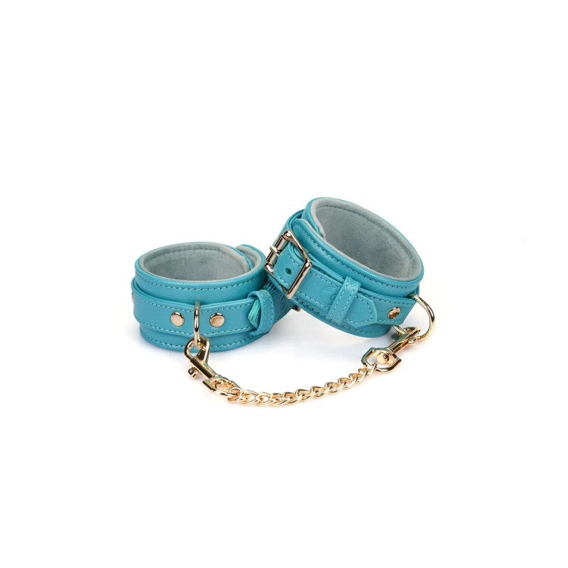 Поножі Liebe Seele Blue Lamb Leather Ankle Cuffs with Velvet Lining Поножі Liebe Seele Blue Lamb Leather Ankle Cuffs with Velvet Lining