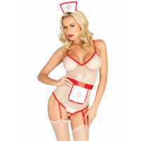 Костюм медсестри Leg Avenue Roleplay TLC Nurse One size Костюм медсестри Leg Avenue Roleplay TLC Nurse One size