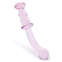 Стеклянный изогнутый фаллоимитатор для точки G Dream Toys Glaze Glass Стеклянный изогнутый фаллоимитатор для точки G Dream Toys Glaze Glass