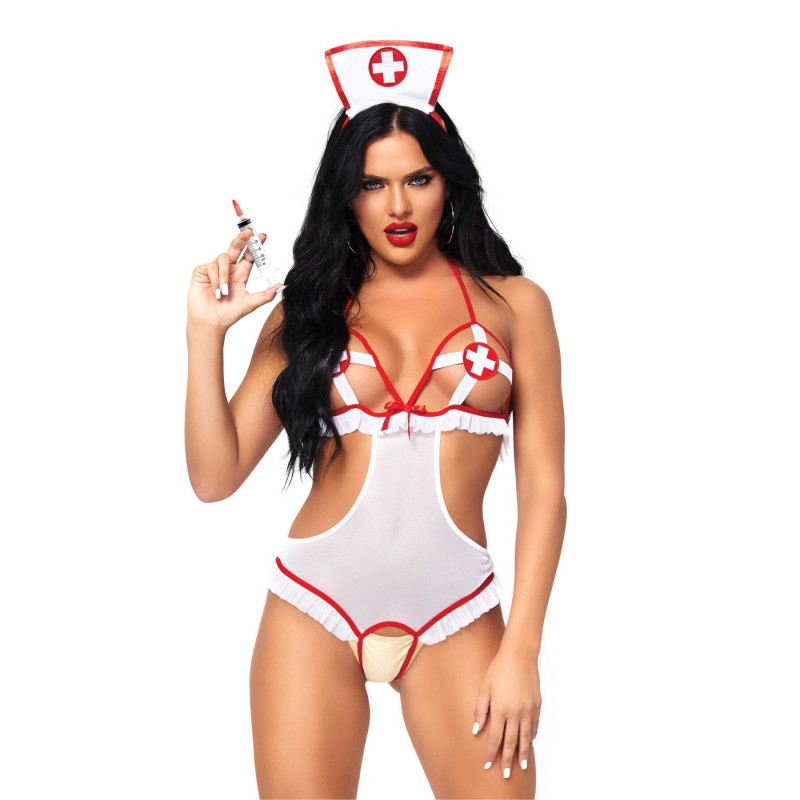 Костюм медсестри Leg Avenue Naughty Nurse, one size