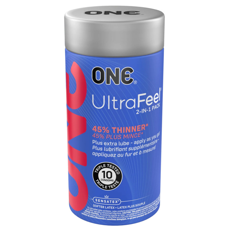 Набір презервативів ONE Ultra Feel з додатковим лубрикантом, 10 шт Набір презервативів ONE Ultra Feel з додатковим лубрикантом, 10 шт