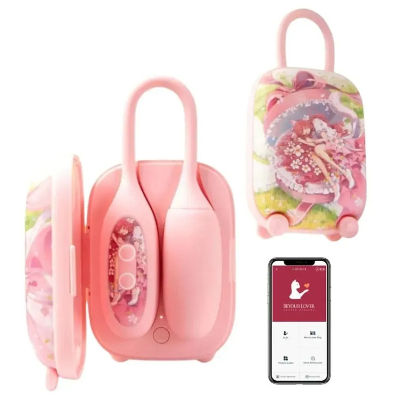 Виброяйце и вакуумный стимулятор для клитора 2в1 BeYourLover Magic Suitcase