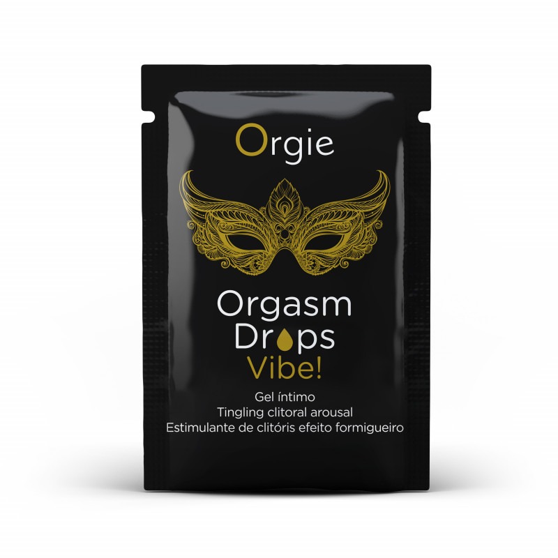 Пробник збуджуючі краплі для клітору Orgie Orgasm Drops Vibe 1мл