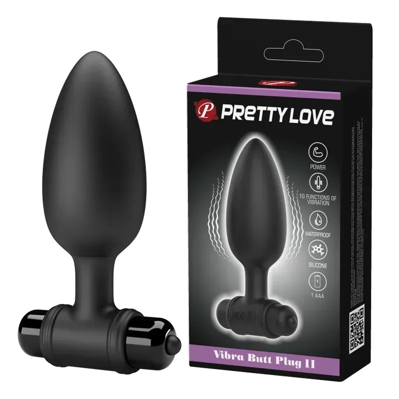 Анальная пробка с вибрацией PRETTY LOVE Vibra Butt Plug II