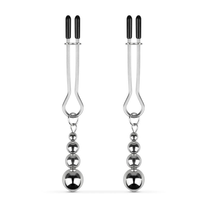 Затискачі для сосків Bedroom Fantasies: Nipple Clamps with Beaded Chain