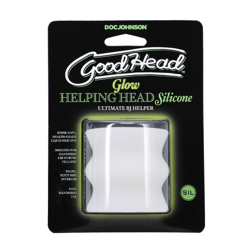 Открытый светящийся мастурбатор Doc Johnson GoodHead Glow Helping Head Silicone Открытый светящийся мастурбатор Doc Johnson GoodHead Glow Helping Head Silicone