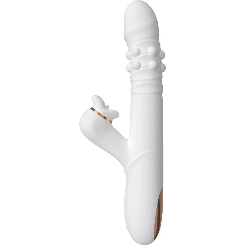 Вібратор - Dual Motion Licking Vibe White