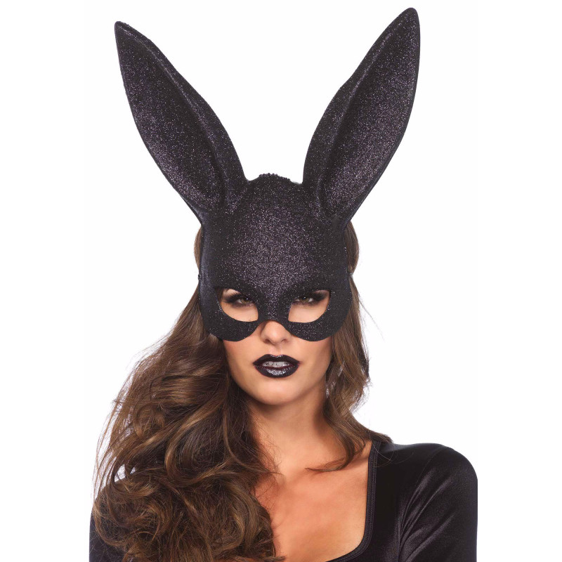 Маска зайчика з довгими вухами - Glitter Masquerade Rabbit Mask