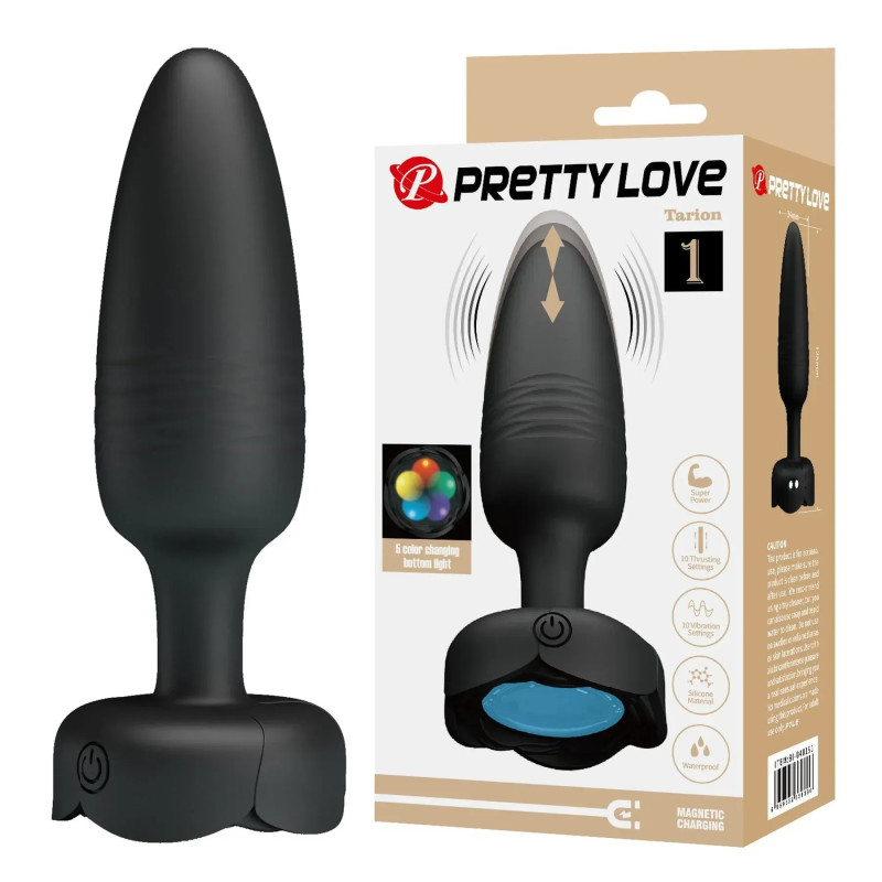 Анальная вибропробка с подсветкой Pretty Love Tarion