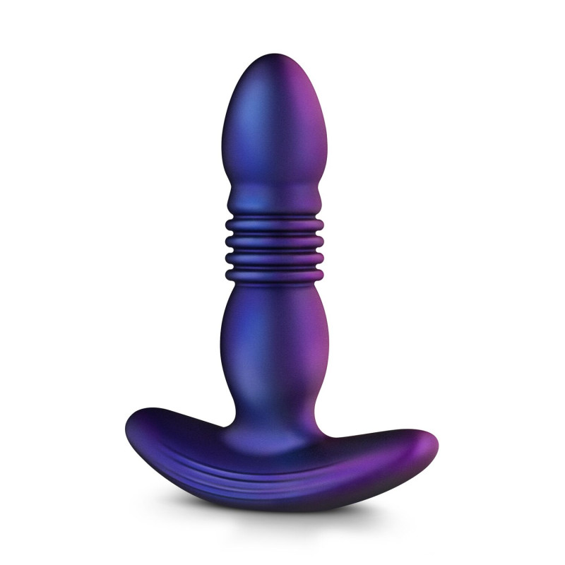 Анальна пробка з вібрацією та фрикціями Hueman - Supernova Thrusting Buttplug