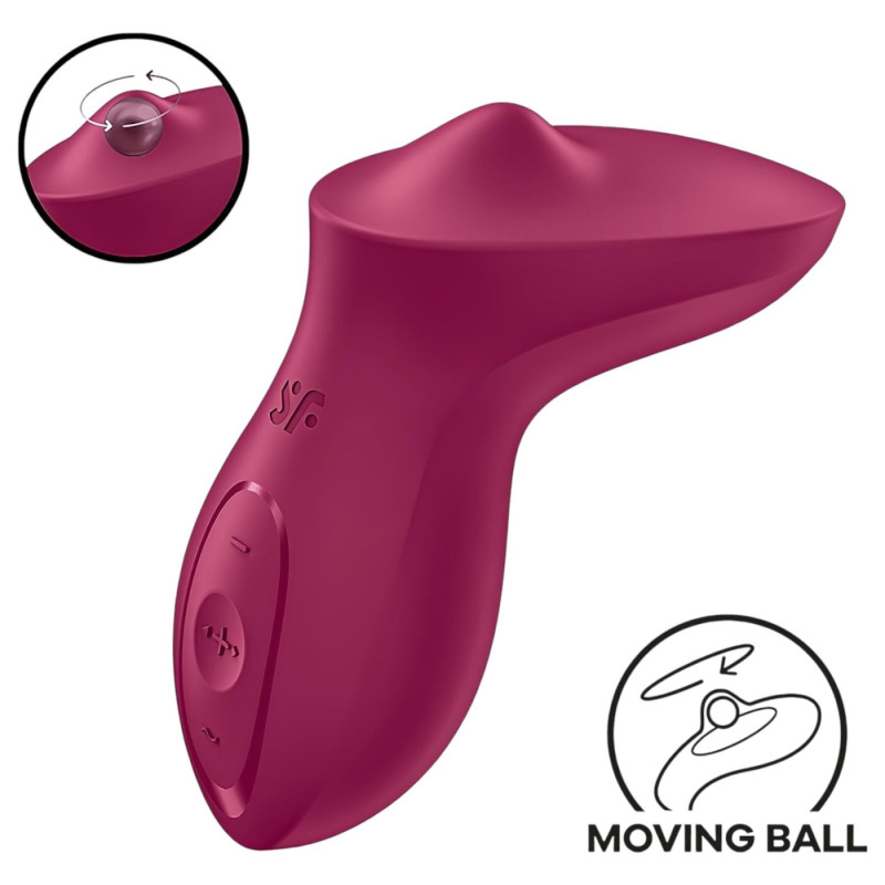 Кліторальний вібратор із перлинною стимуляцією Satisfyer Exciterrr