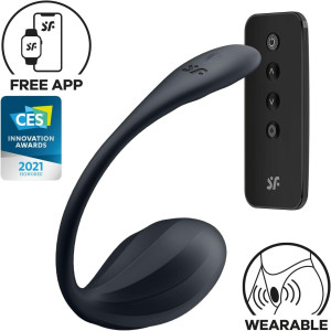 Смарт-віброяйце Satisfyer Ribbed Petal Connect App