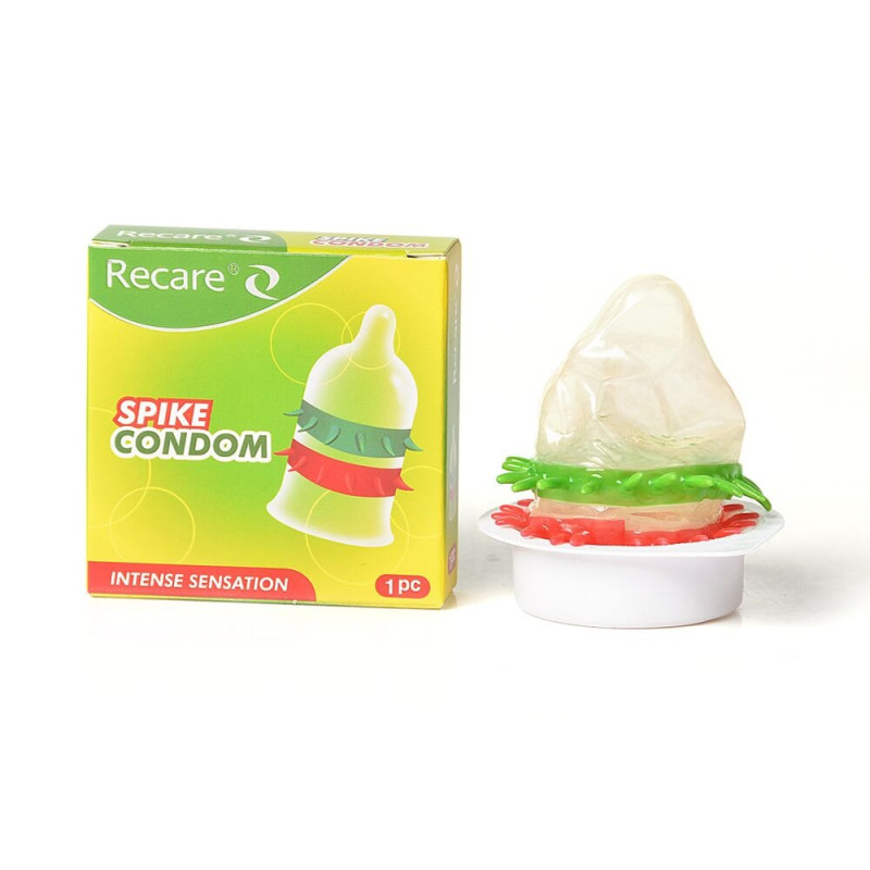 Насадка на член Recare Spike Condom Green