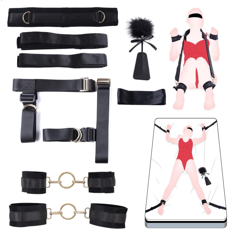 БДСМ-набір LOCKINK YEAHWOW Bed Restraint set